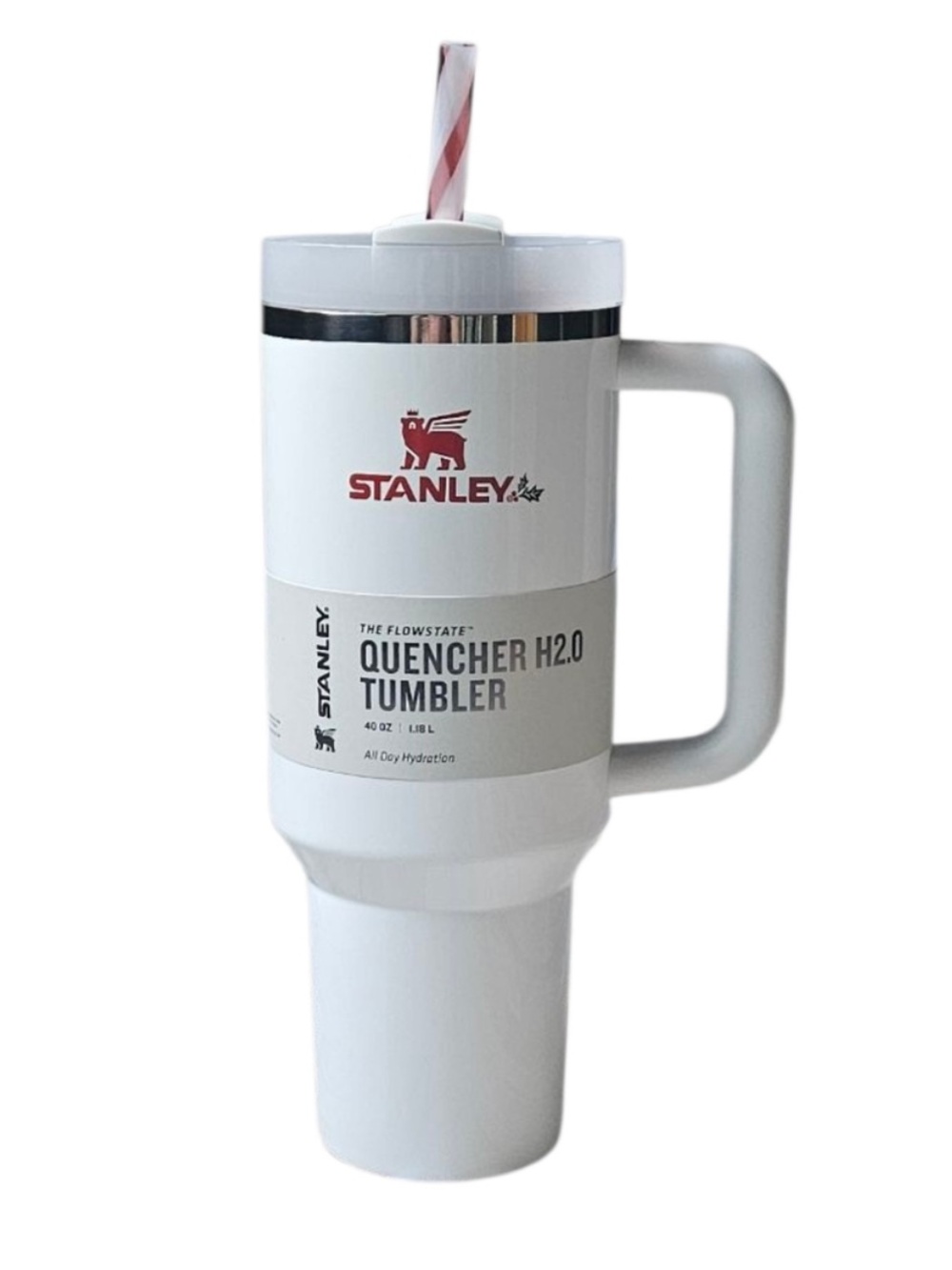 Stanley Mistletoe Twist Quencher 40 OZ Tumbler